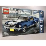 LEGO Creator Ford Mustang 10265, unopened, unbuilt and complete