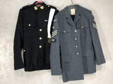 Royal Marine dress uniform by H. Edgard & Sons, size 16, including Falklands rosette ribbon, along