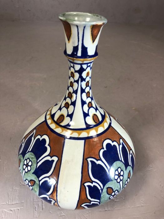 Frederick Rhead large bulbous vase in the Baghdad pattern. c.1920's approx 31cm - Image 4 of 6