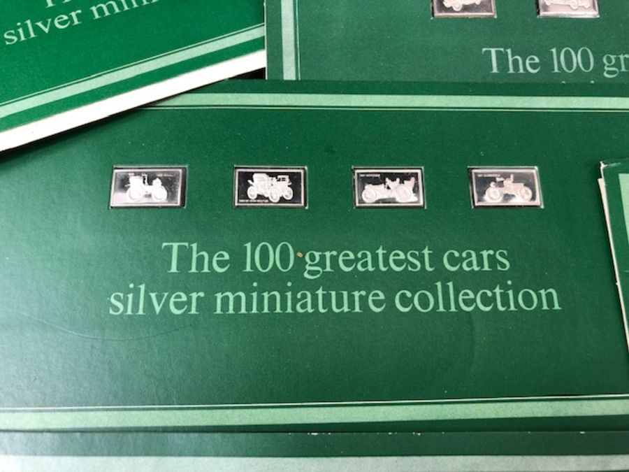 The 100 greatest cars silver miniature collection by John Pinches Limited - Image 3 of 6