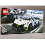 LEGO Speed Champions Koenigsegg 76900, unopened, unbuilt and complete