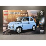 LEGO Creator Fiat 500 960 blue 77942, unopened, unbuilt and complete