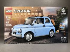 LEGO Creator Fiat 500 960 blue 77942, unopened, unbuilt and complete
