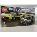 LEGO Speed Champions Aston Martin Valkyrie AMR Pro and Aston Martin Vantage GT3 76910, unopened,