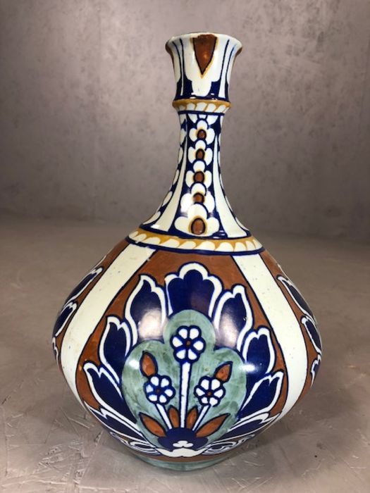 Frederick Rhead large bulbous vase in the Baghdad pattern. c.1920's approx 31cm - Image 2 of 6