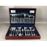Viners 100 piece, 8 place setting, silver plated canteen of cutlery