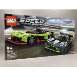 LEGO Speed Champions Aston Martin Valkyrie AMR Pro and Aston Martin Vantage GT3 76910, unopened,