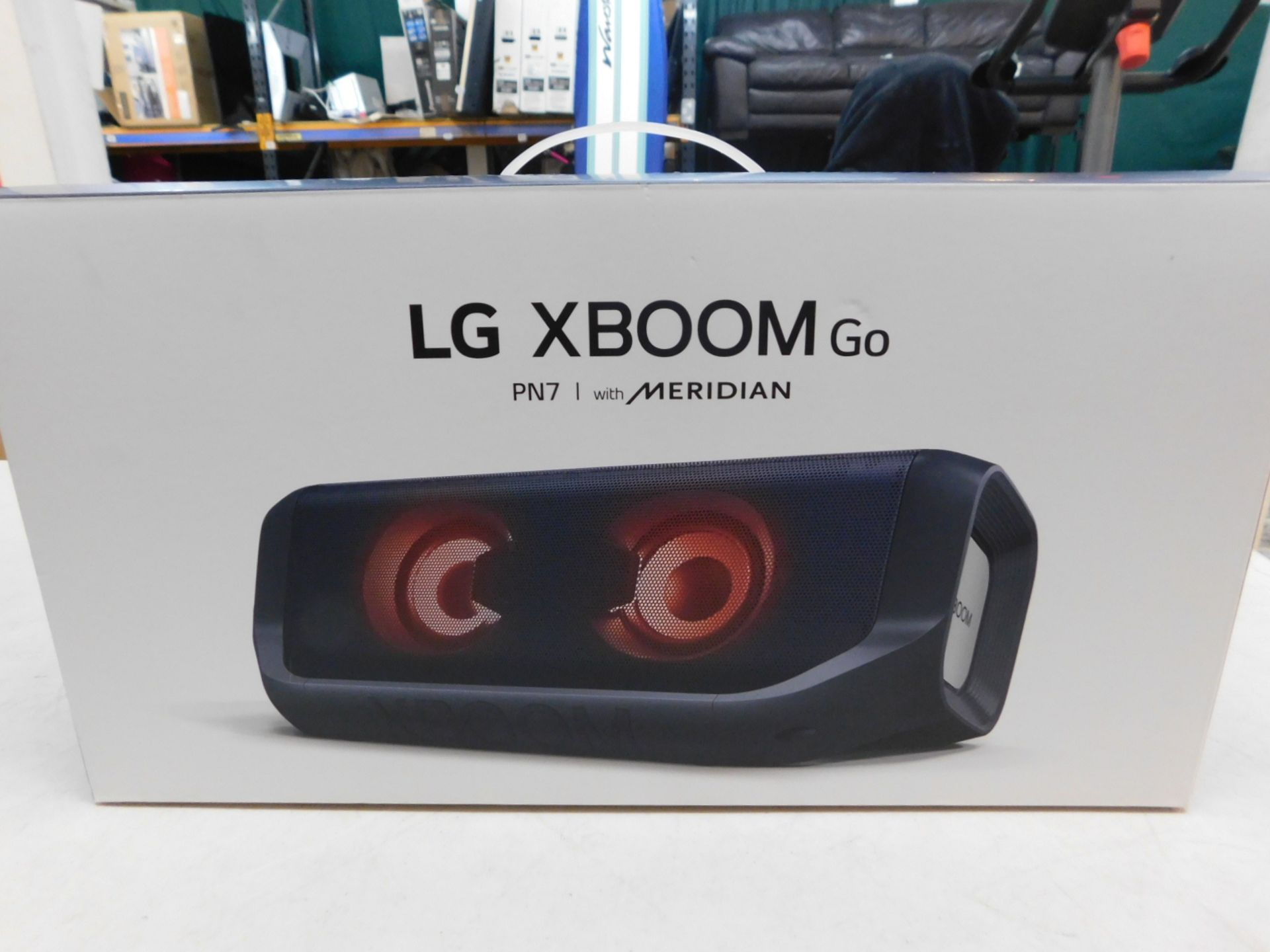 1 BOXED LG PN7 XBOOM GO PORTABLE BLUETOOTH SPEAKER RRP Â£119.99