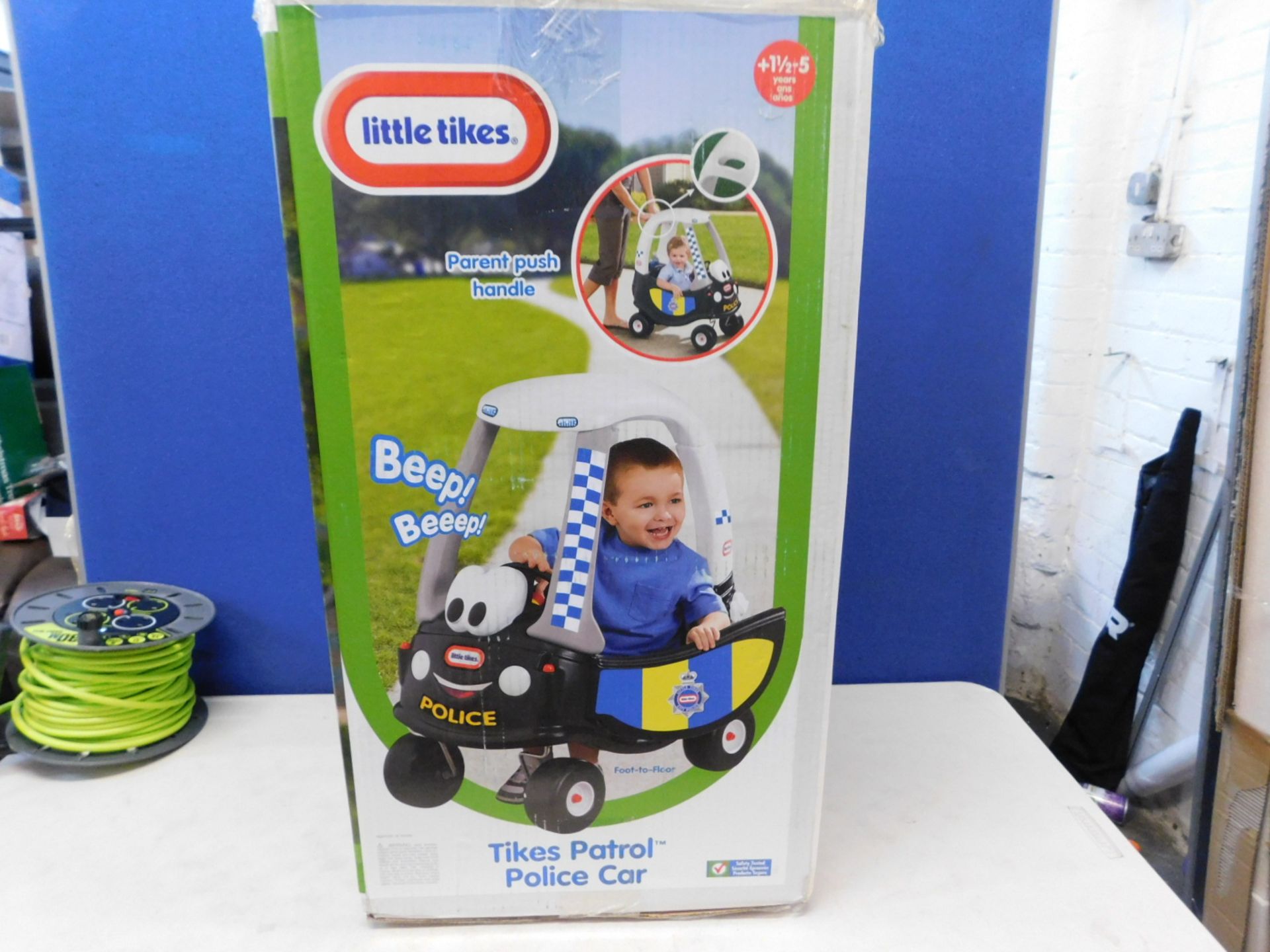 1 BOXED LITTLE TIKES PATROL POLICE CAR (18+ MONTHS) RRP Â£79.99
