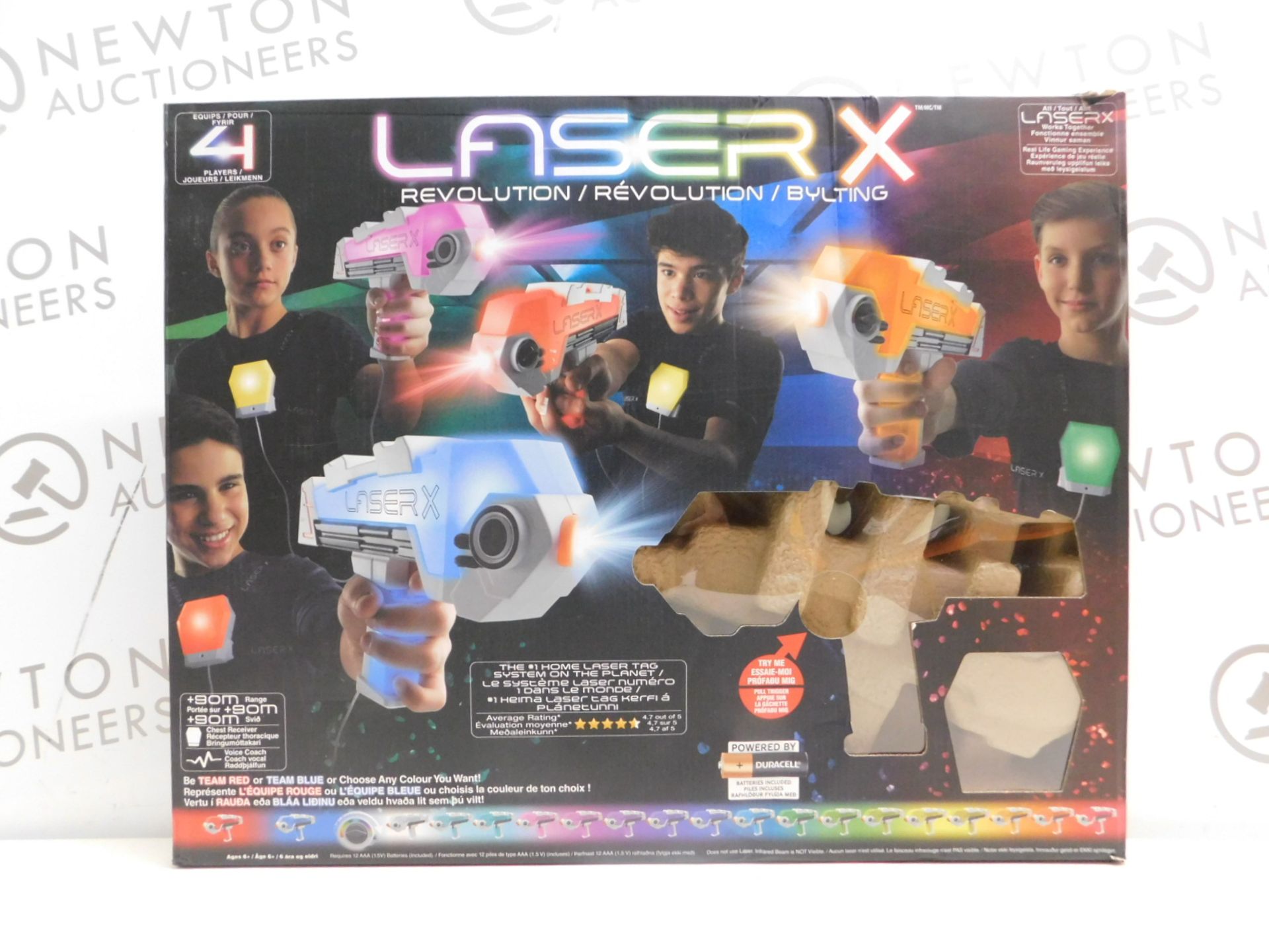 1 BOXED LASER X LASER MICRO LASTER BLASTER 4 PLAYER GAMING SET RRP Â£79.99