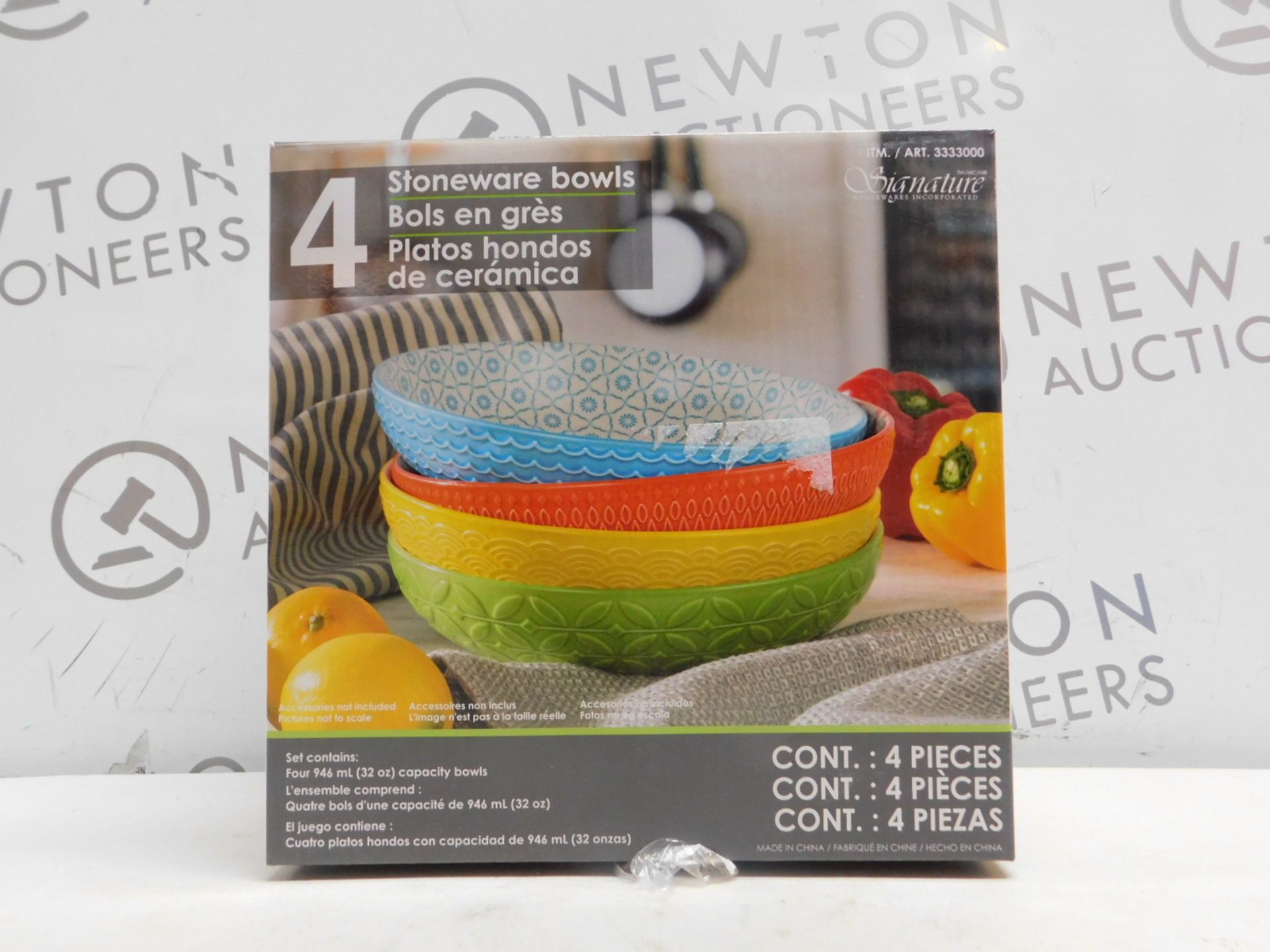 1 BOXED SIGNATURE STONEWARE BOWL RRP Â£19 (1 IN BOX)