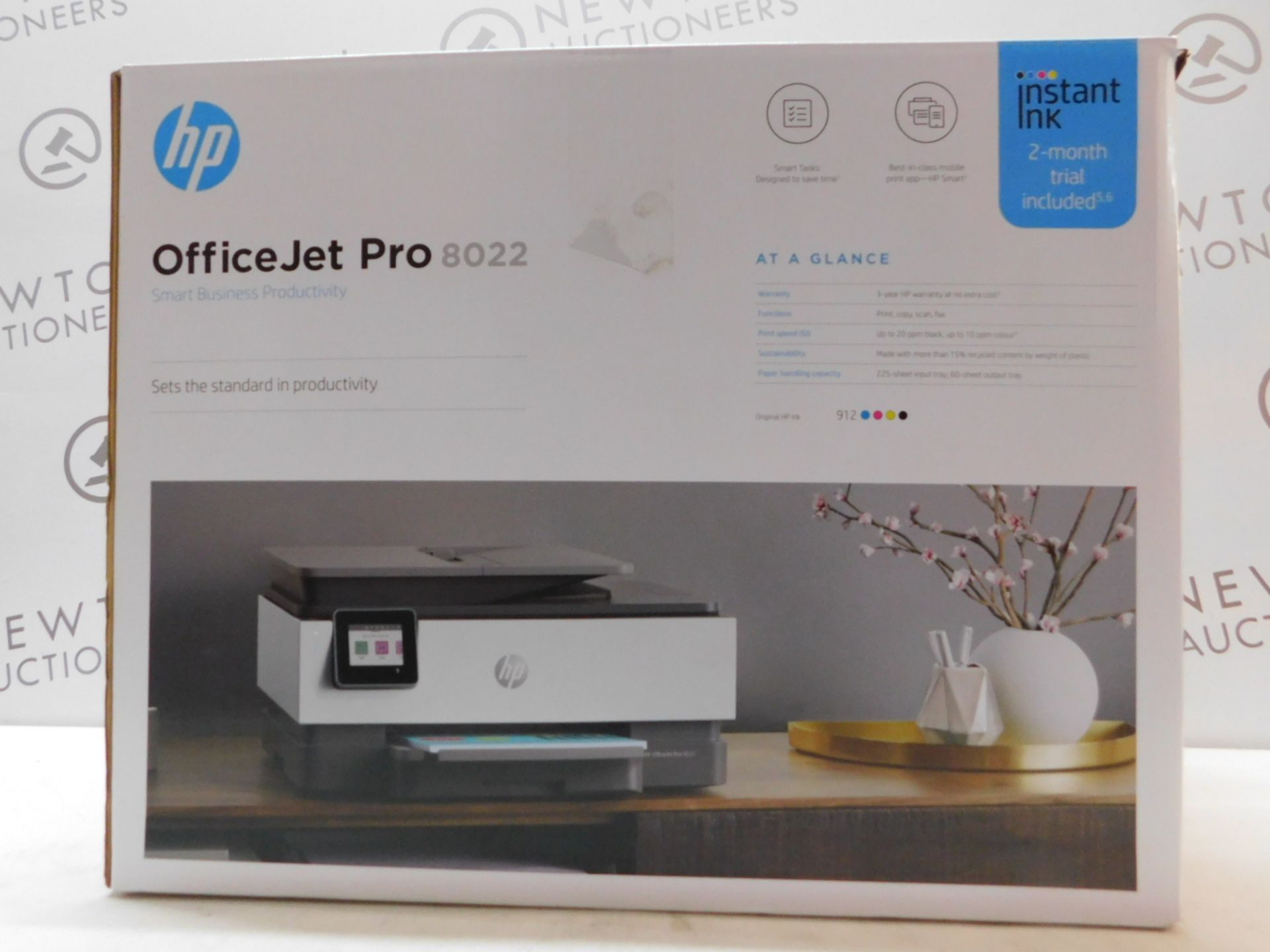 1 BOXED HP OFFICEJET PRO 8022 ALL-IN-ONE INKJET PRINTER RRP Â£149