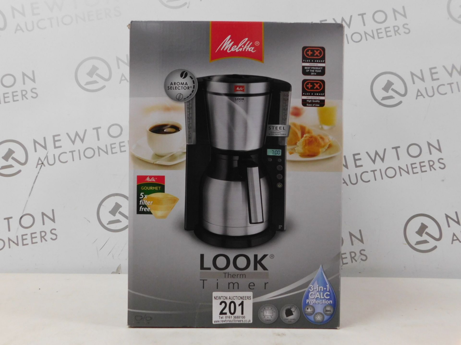 1 BOXED MELITTA LOOK IV THERM TIMER FILTER COFFEE MACHINE RRP Â£49.99