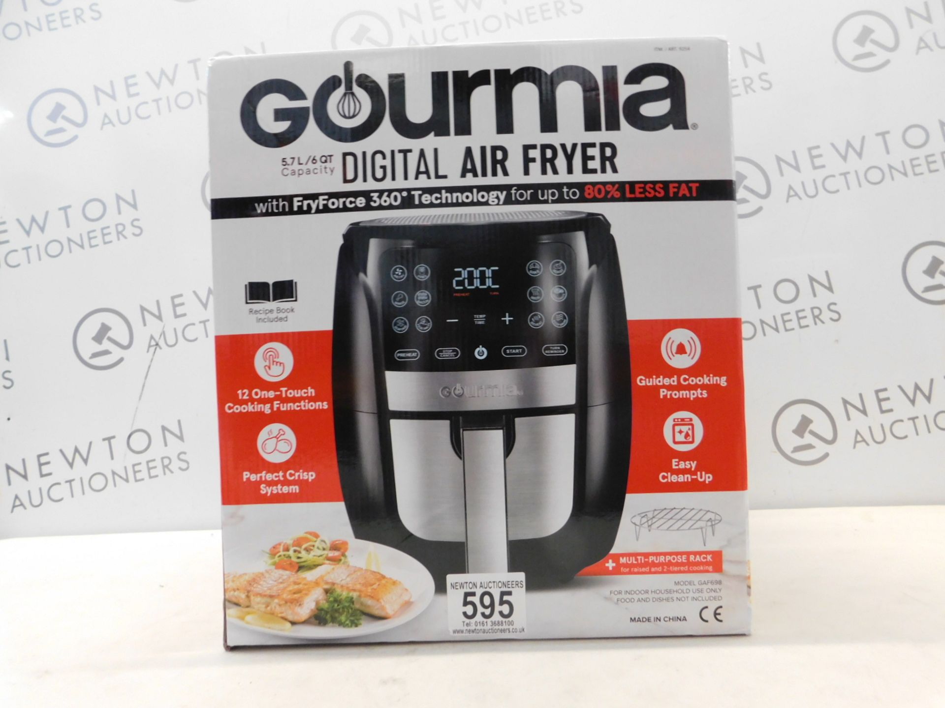 1 BOXED GOURMIA 5.7L DIGITAL AIR FRYER RRP Â£89.99