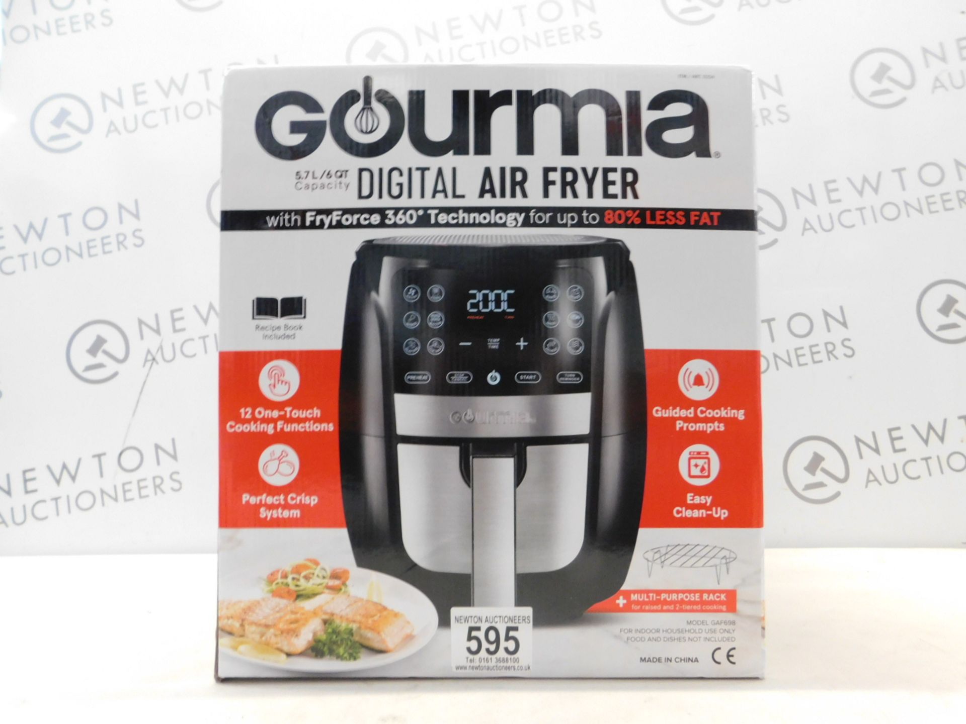 1 BOXED GOURMIA 5.7L DIGITAL AIR FRYER RRP Â£89.99