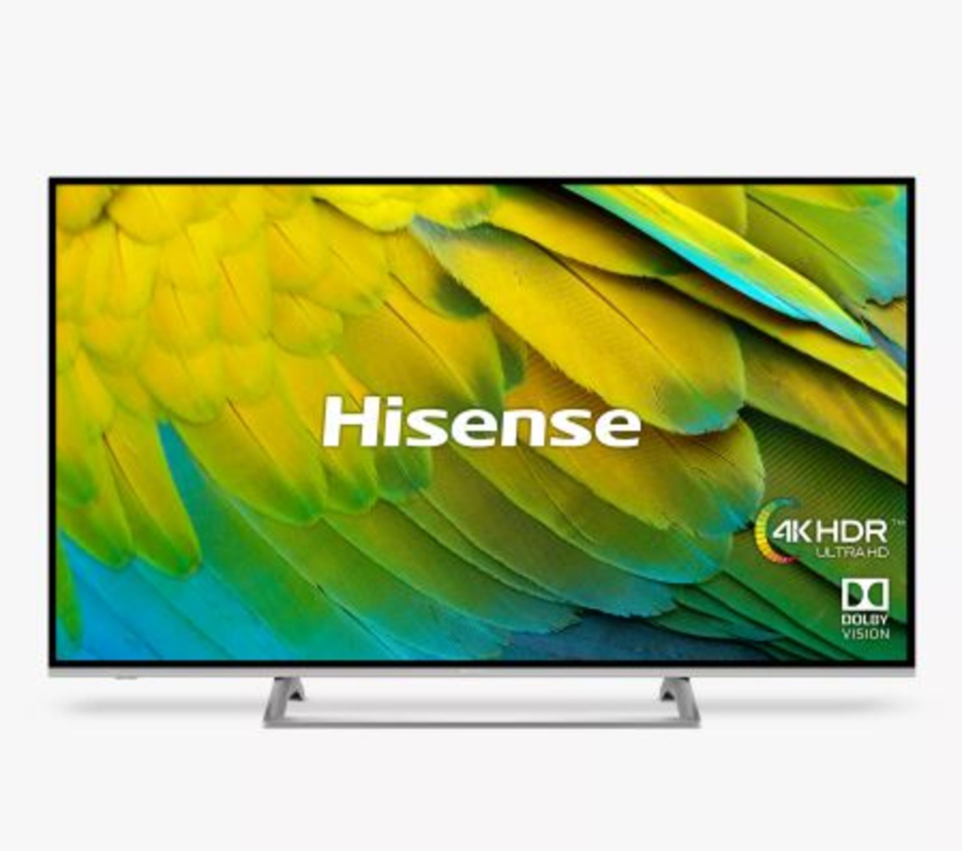 1 HISENSE H65B7500 65" 4K ULTRA HD SMART HDR LED TV WITH DOLBY VISION WITH STAND AND REMOTE RRP Â£