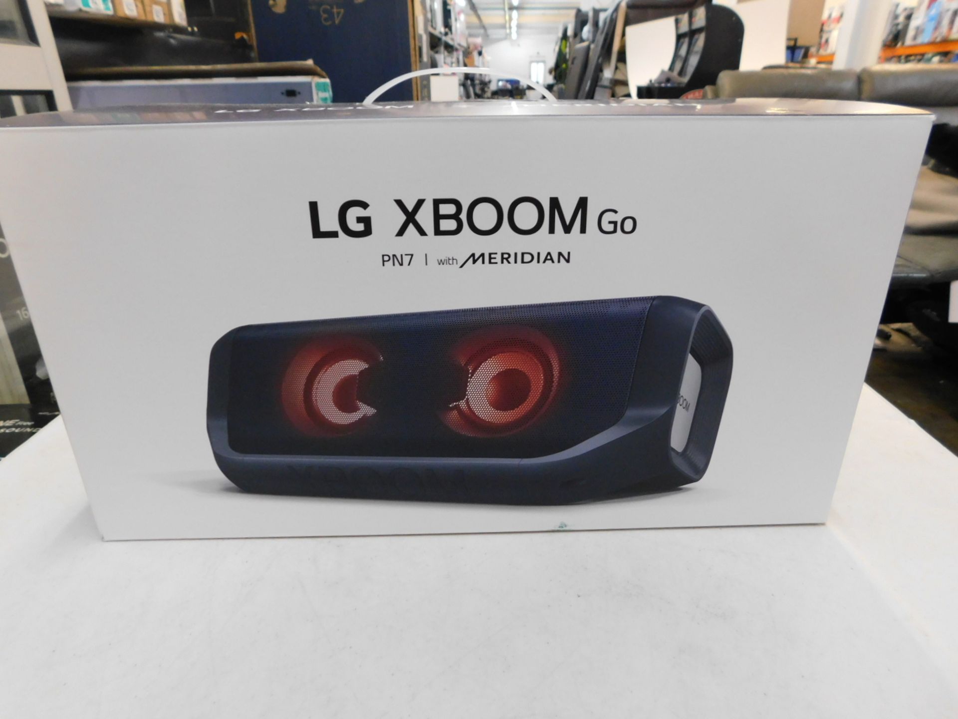 1 BOXED LG PN7 XBOOM GO PORTABLE BLUETOOTH SPEAKER RRP Â£119.99