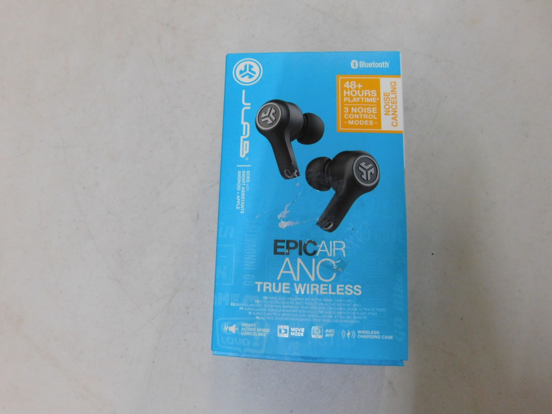 1 BOXED JLAB EPIC AIR TRUE WIRELESS EARPHONES RRP Â£129.99