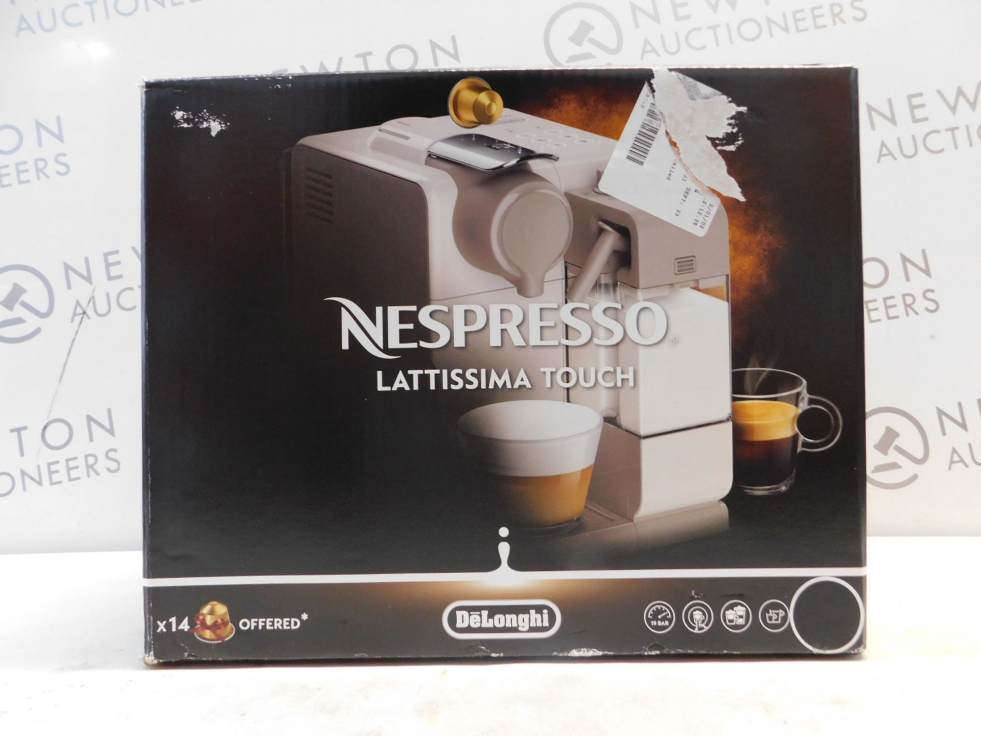 1 BOXED NESPRESSO BY DE'LONGHI LATTISSIMA TOUCH EN560.B COFFEE MACHINE RRP Â£229