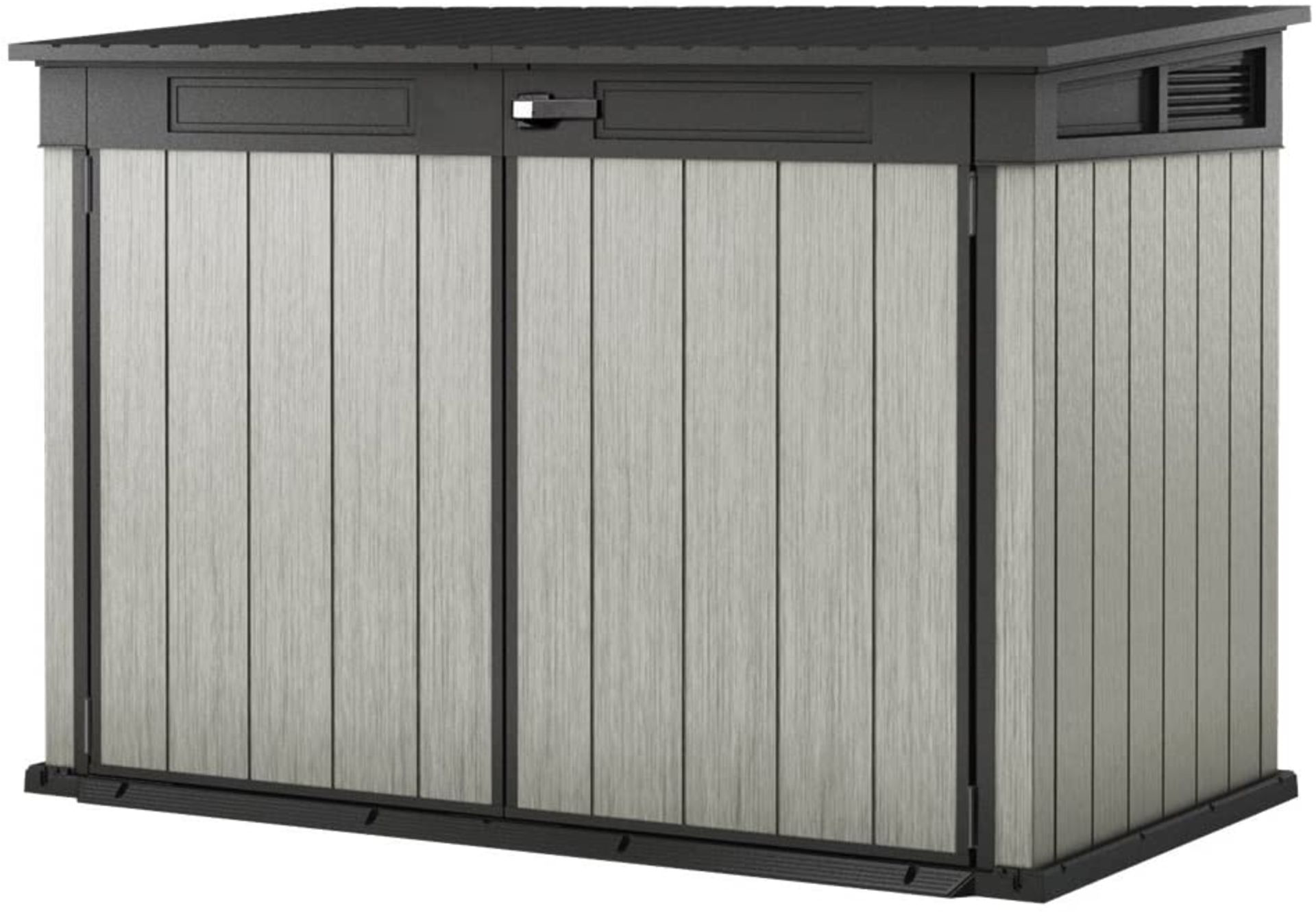 1 KETER GRANDE STORE 6FT 3" X 3FT 7" (1.9M X 1.1M) OUTDOOR PLASTIC GARDEN STORAGE SHED RRP Â£399 (