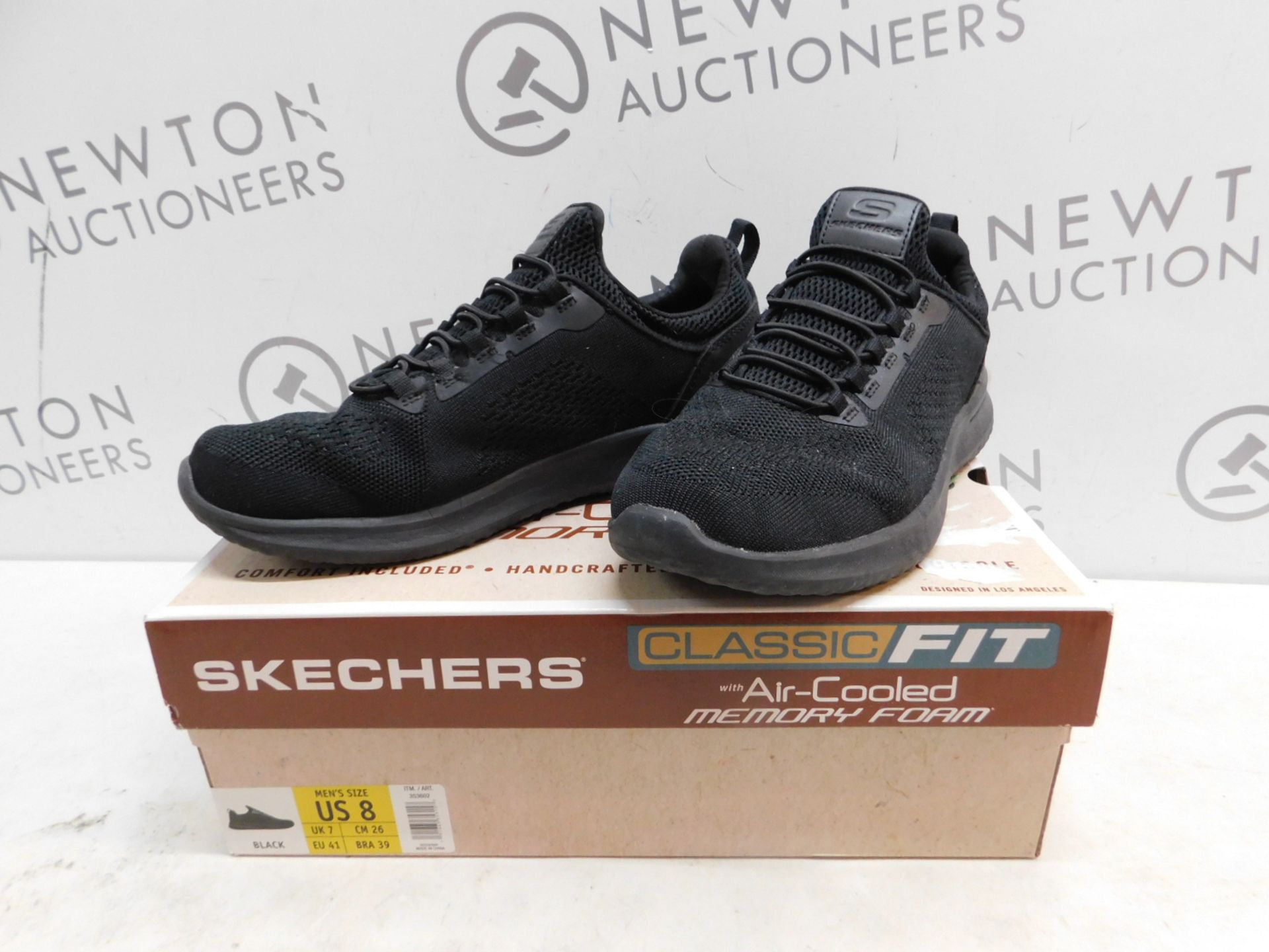 1 BOXED PAIR OF SKECHERS DELSON-BREWTON MEN'S SHOES UK SIZE 7 RRP Â£44.99