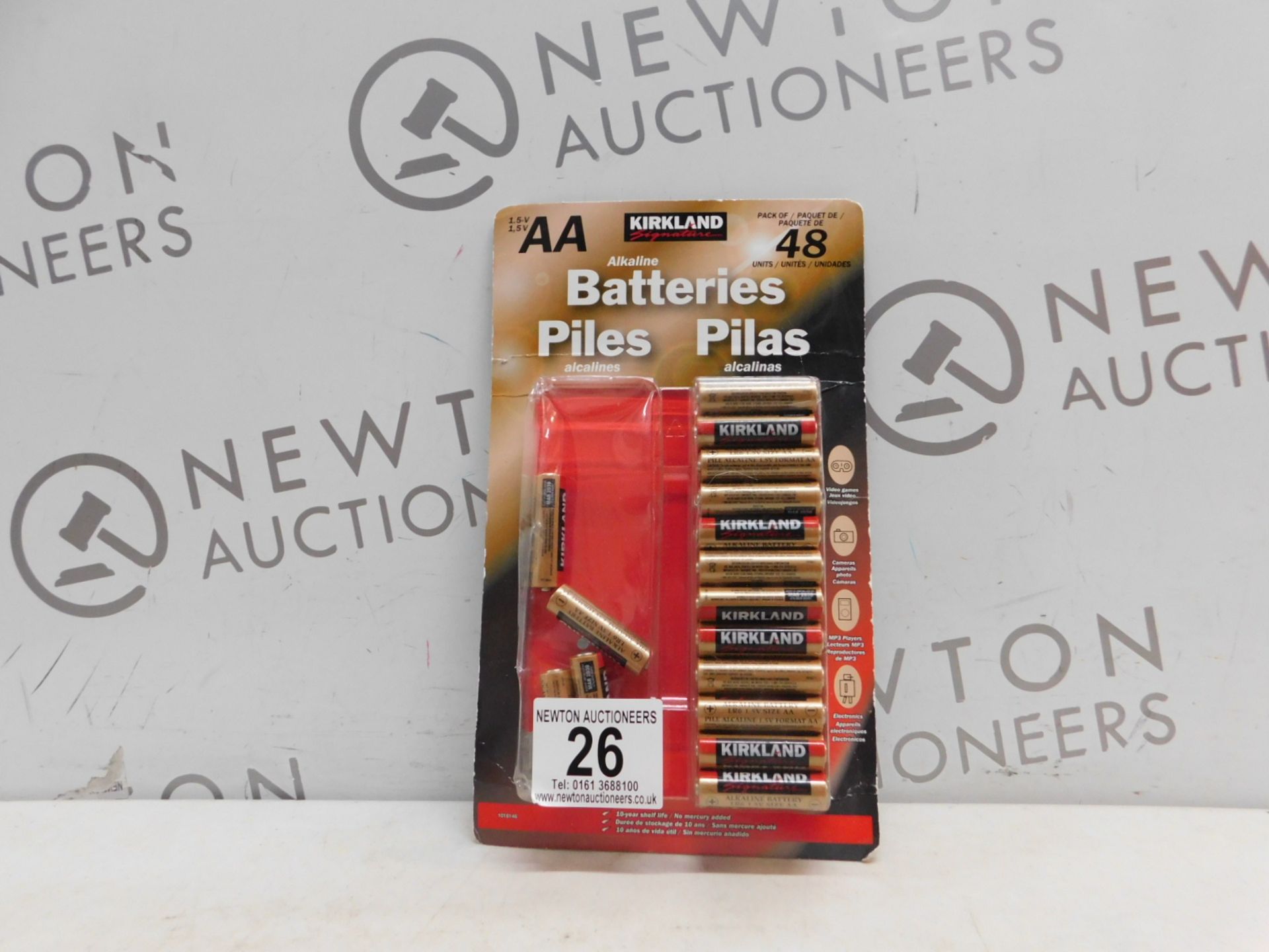 1 PACK OF 30 (APPROX) KIRKLAND SIGNATURE AA 1.5V ALKALINE BATTERIES RRP Â£24.99