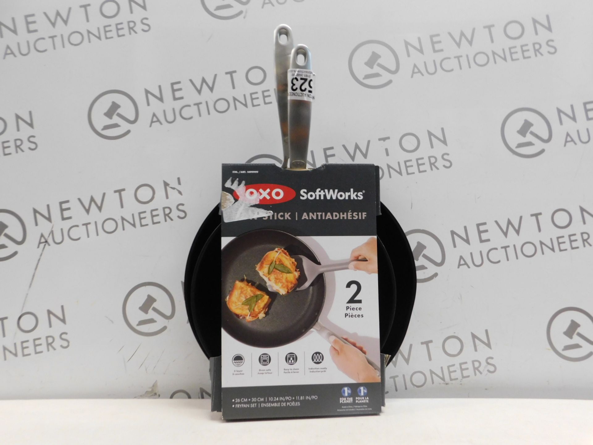 1 OXO SOFTWORKS NON-STICK FRYING PAN 2 PACK RRP Â£49