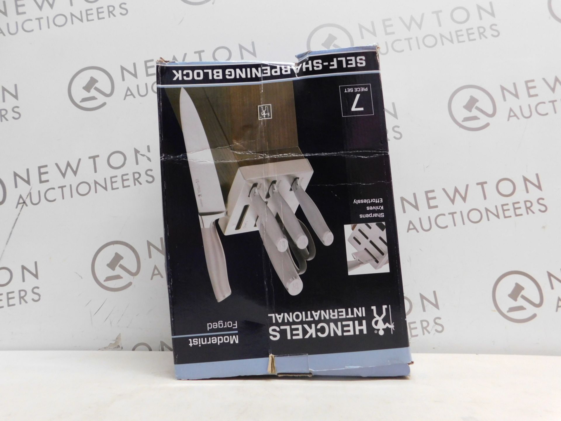 1 BOXED HENCKELS INTERNATIONAL 5 PIECE SELF SHARPENING MODERNIST KNIFE BLOCK RRP Â£129.99