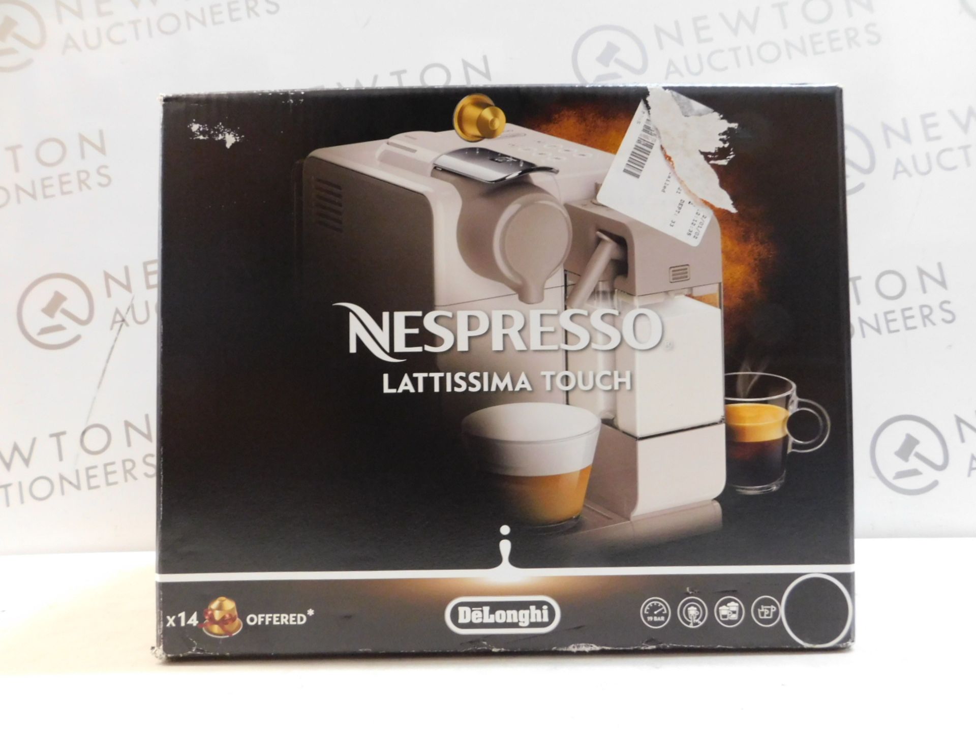 1 BOXED NESPRESSO BY DE'LONGHI LATTISSIMA TOUCH EN560.B COFFEE MACHINE RRP Â£229