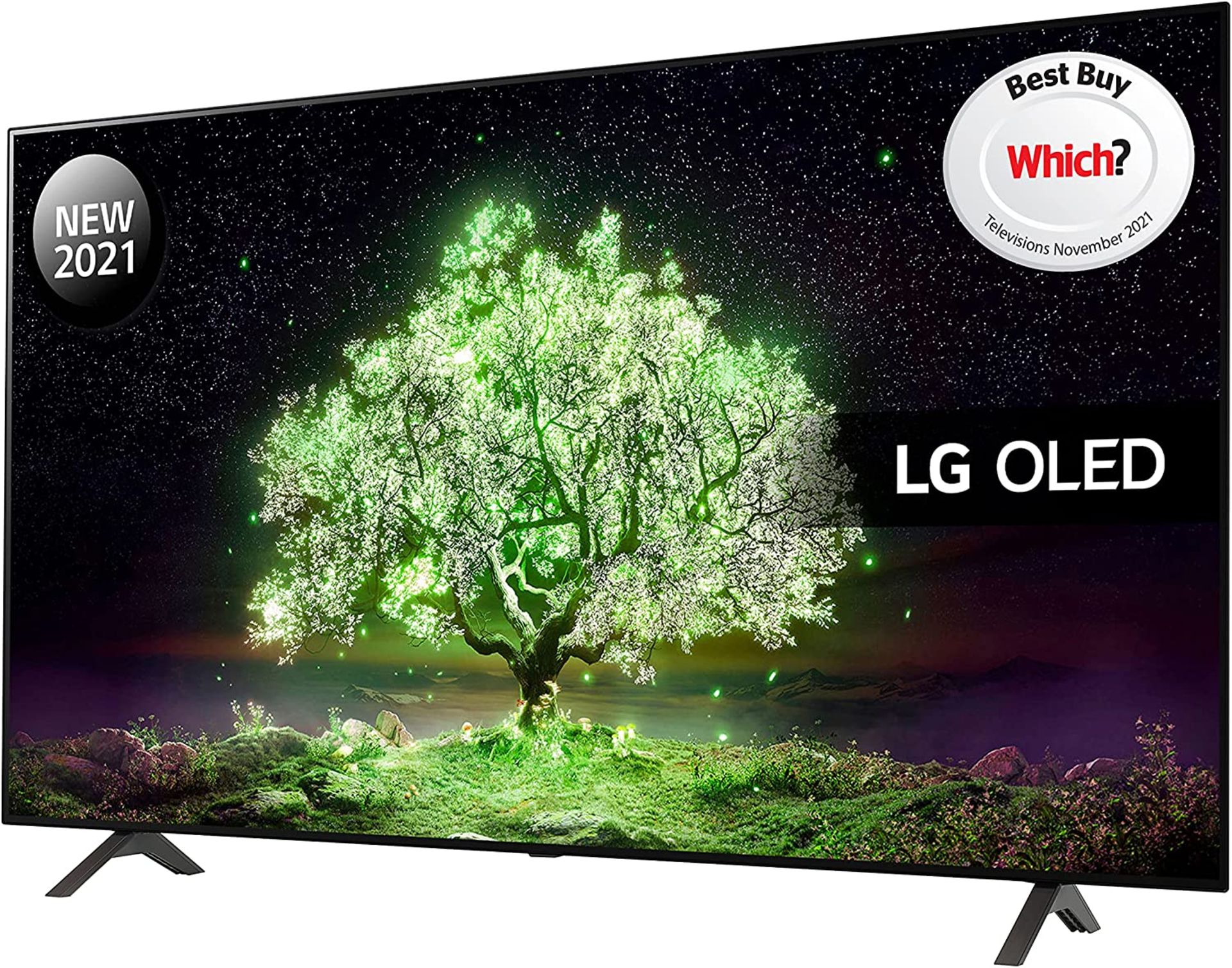 1 BOXED LG OLED55A16LA 55" SMART 4K ULTRA HD HDR OLED TV WITH GOOGLE ASSISTANT & AMAZON ALEXA WITH