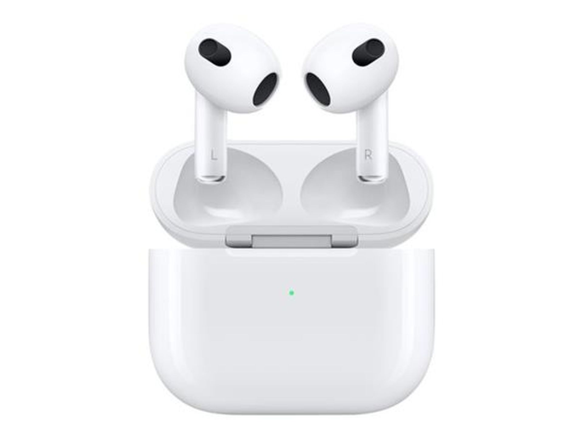 1 BOXED PAIR OF APPLE AIRPODS 3RD GENERATION MODEL MME73ZM/A RRP Â£179.99 (POWER ON/WORKING)