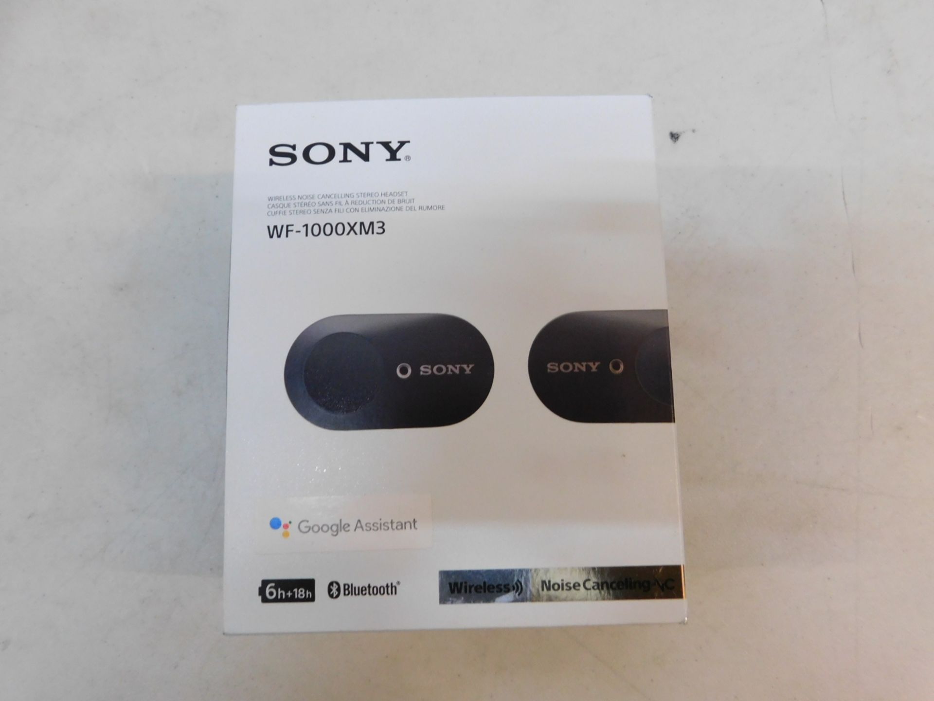 1 BOXED SONY EAR BUDS MODEL WF-1000XM3 RRP Â£229.99