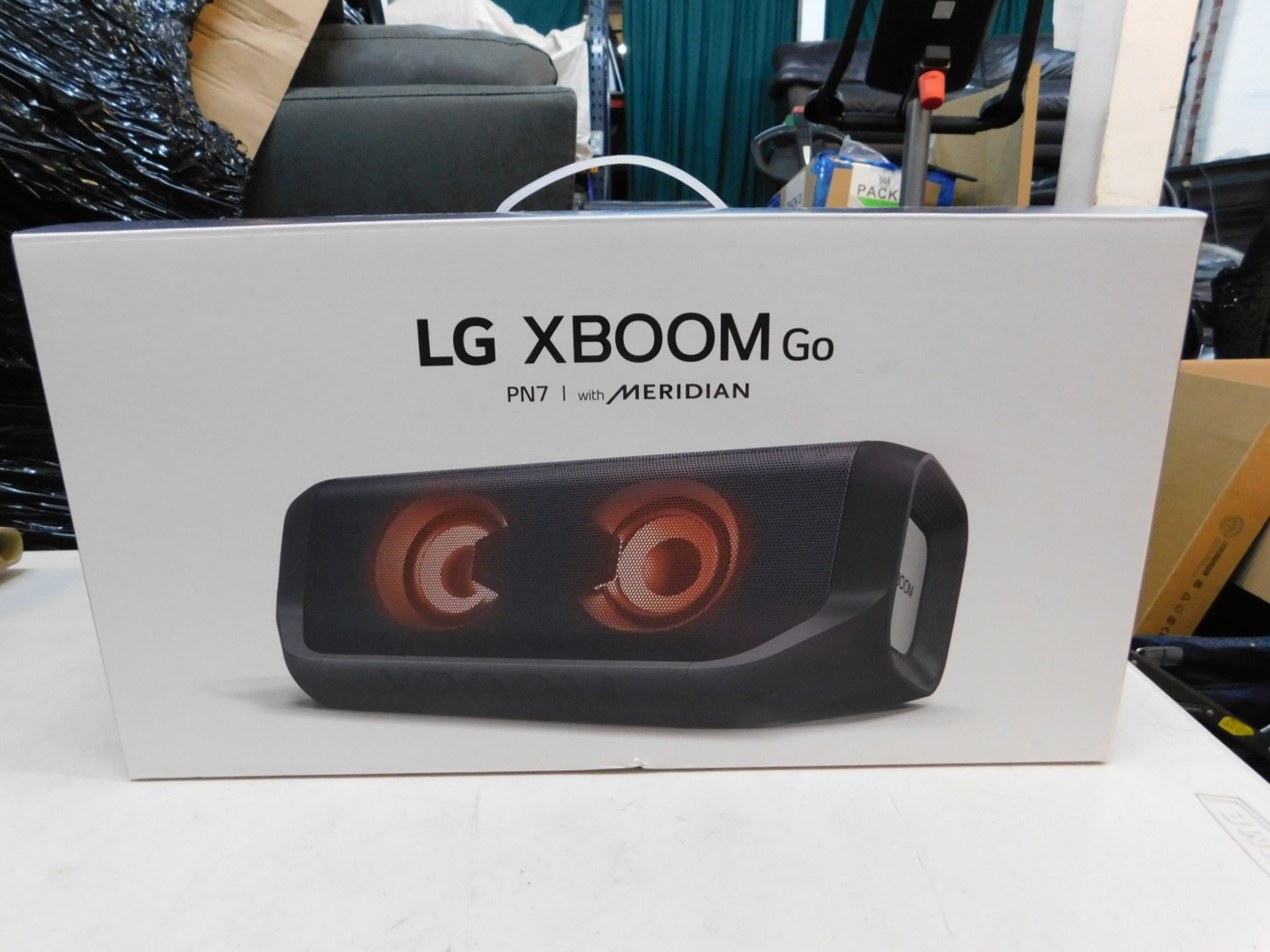 1 BOXED LG XBOOM GO PN7 BLUETOOTH SPEAKER WITH MERIDIAN TECHNOLOGY RRP Â£99.99