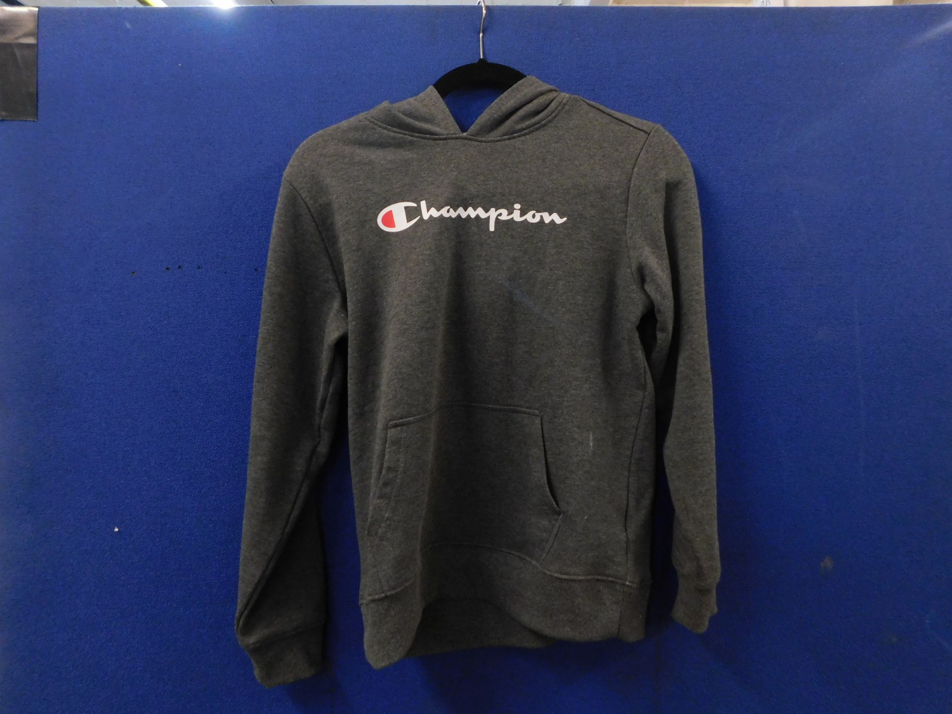 1 KIDS CHAMPION PULL OVER JUMPER IN GRAY SIZE L (11/12) RRP Â£29