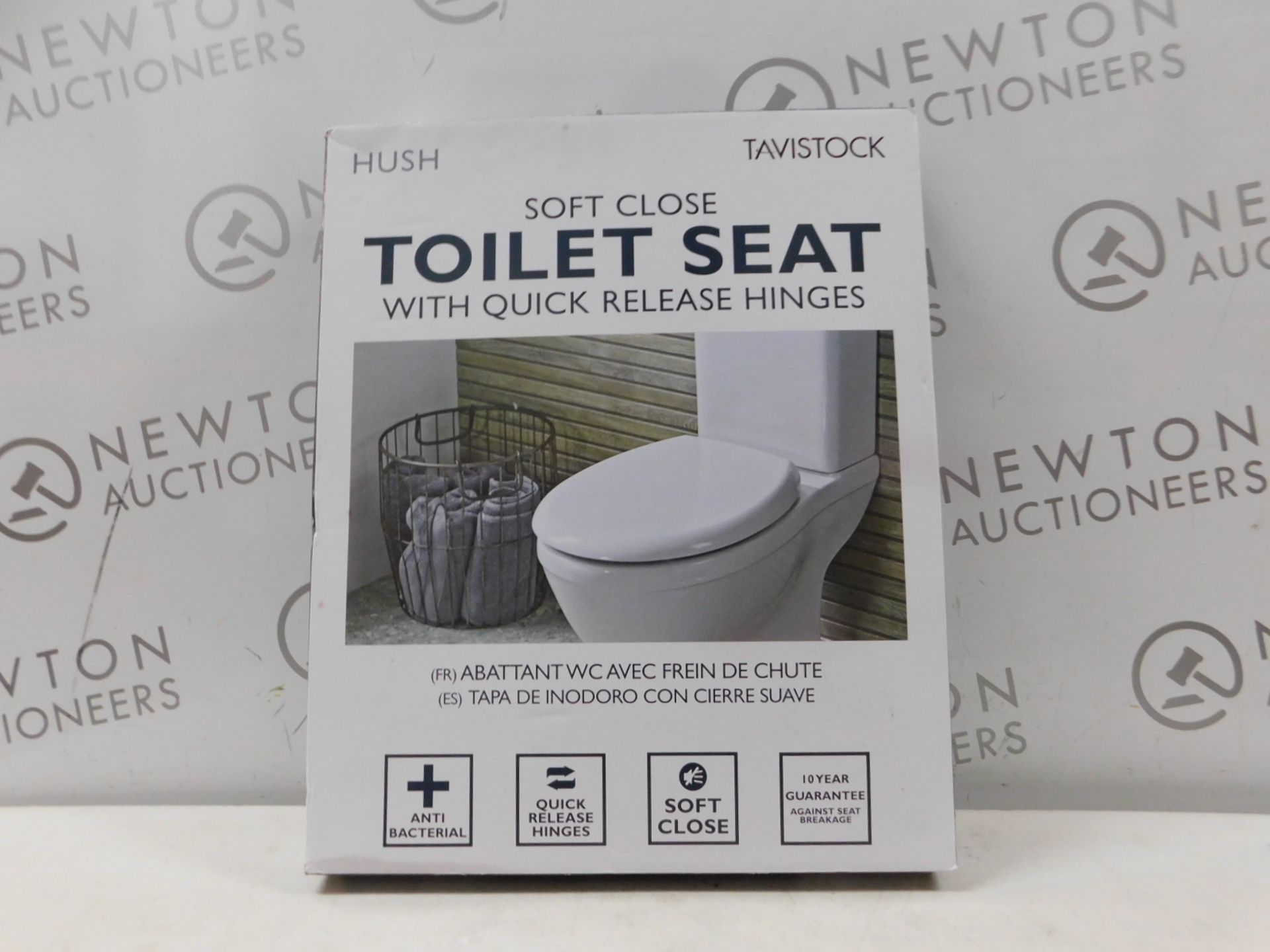 1 BOXED TAVISTOCK HUSH SOFT CLOSE QUICK RELEASE TOILET SEAT RRP Â£39.99