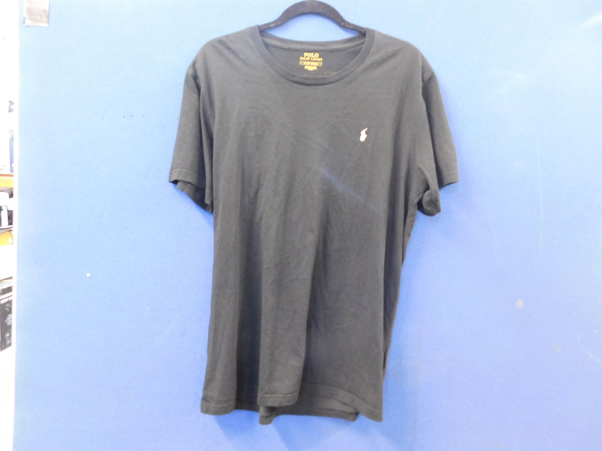 1 MENS RALPH LAUREN T-SHIRT IN BLACK SIZE XL RRP Â£19