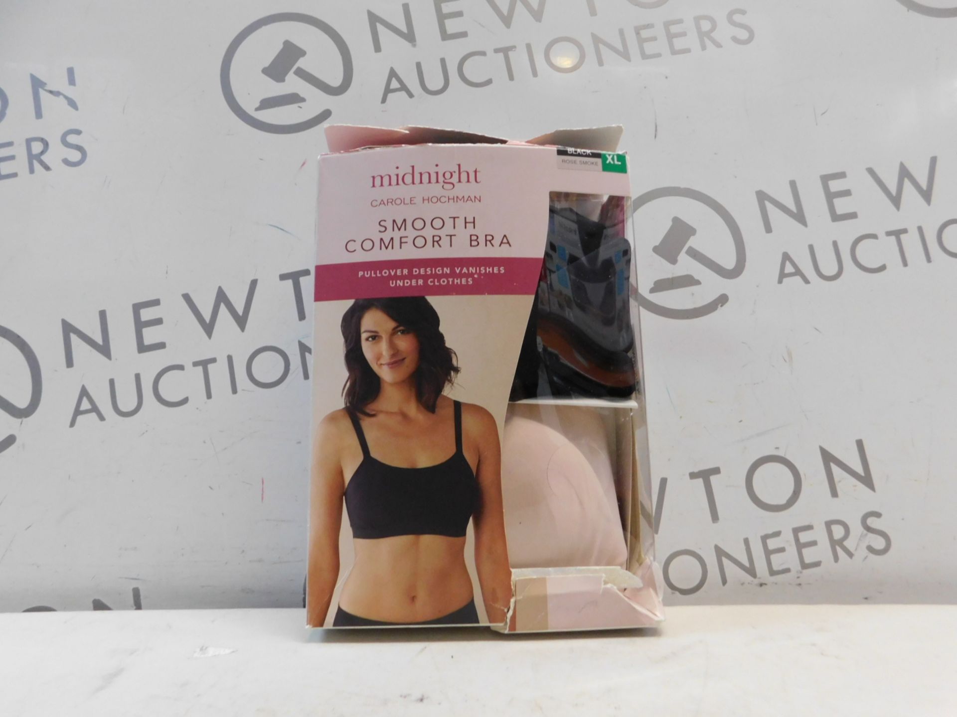 1 BOXED CAROLE HOCHMAN 2PK MIDNIGHT SMOOTH COMFORT BRA SIZE XL RRP Â£29.99