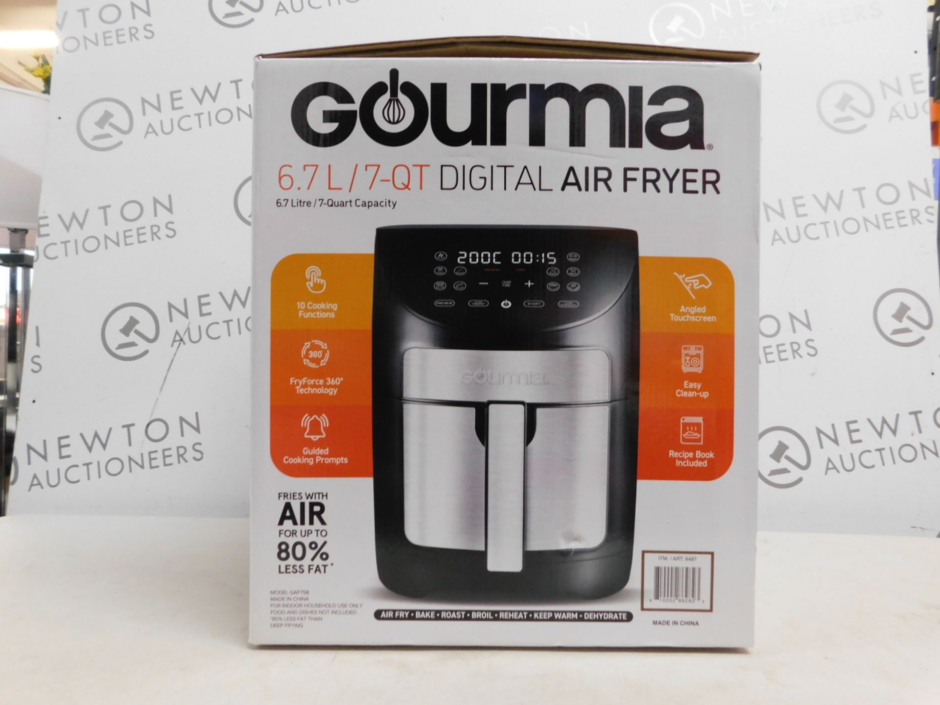 1 BOXED GOURMIA 6.7L DIGITAL AIR FRYER RRP Â£89.99