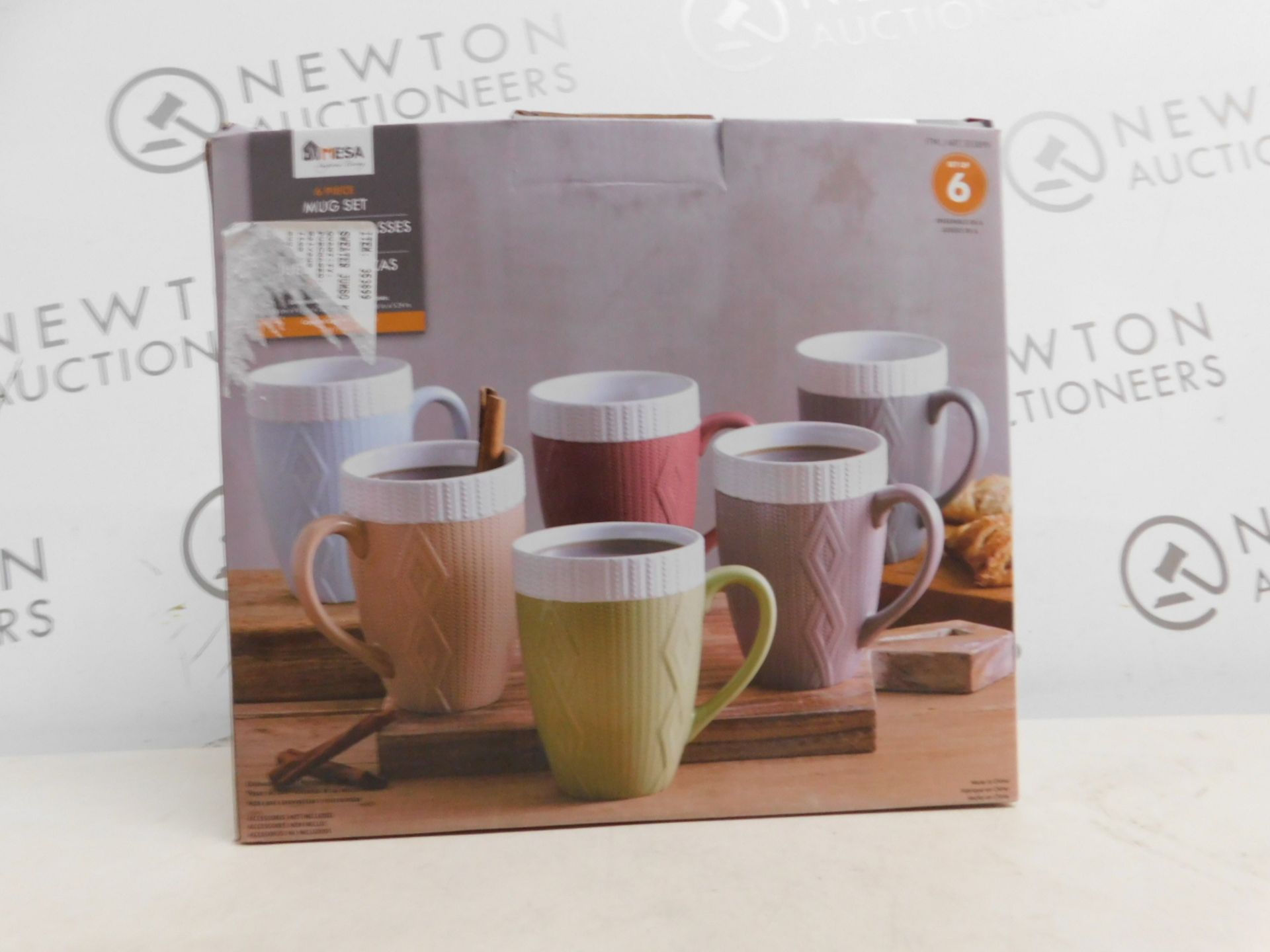 1 BOXED SWEATER STYLE JUMBO MUGS RRP Â£29