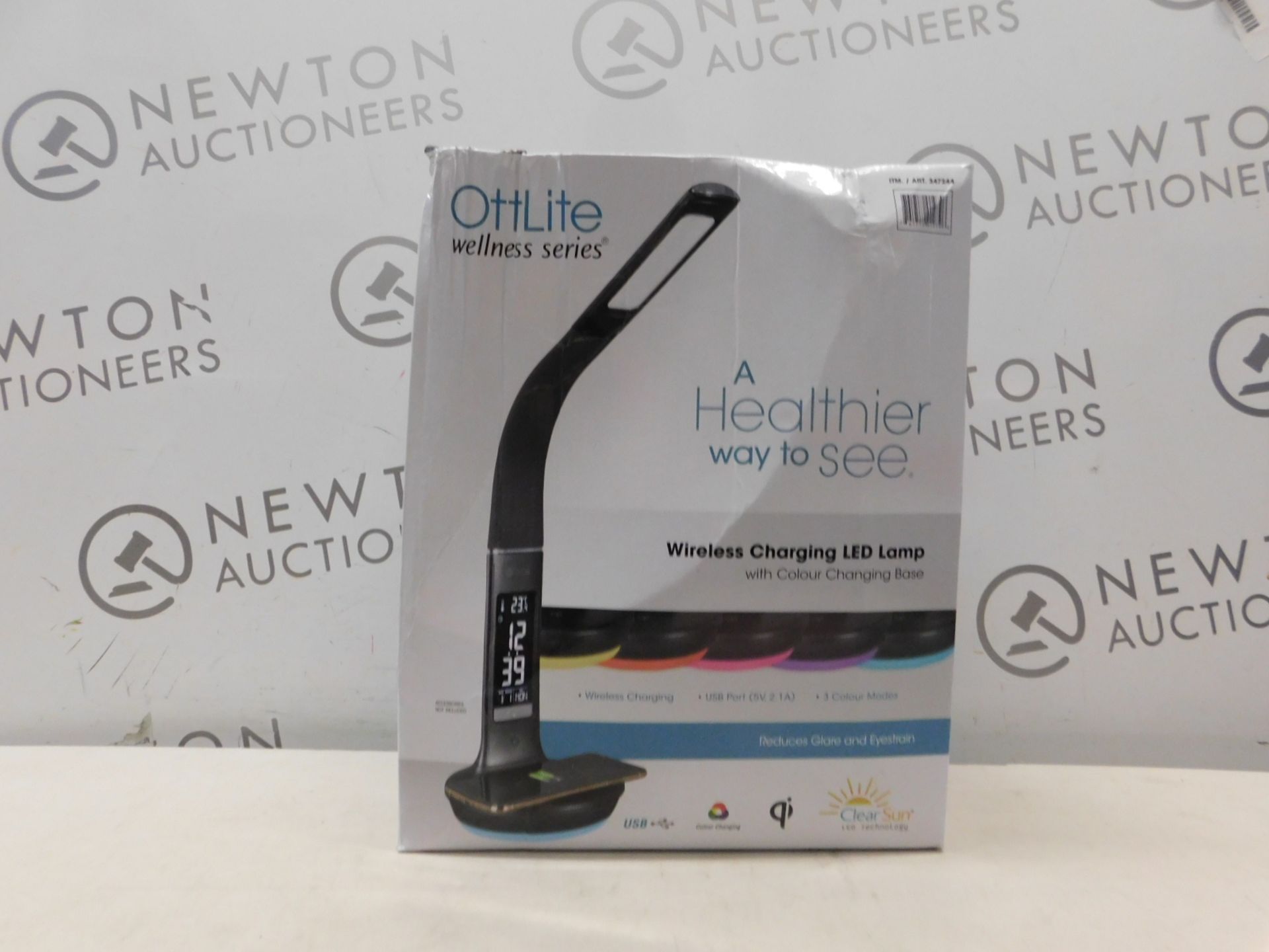 1 BOXED OTTLITE WELLNESS SERIES TABLE LAMP WITH WIRELESS CHARGING RRP Â£49