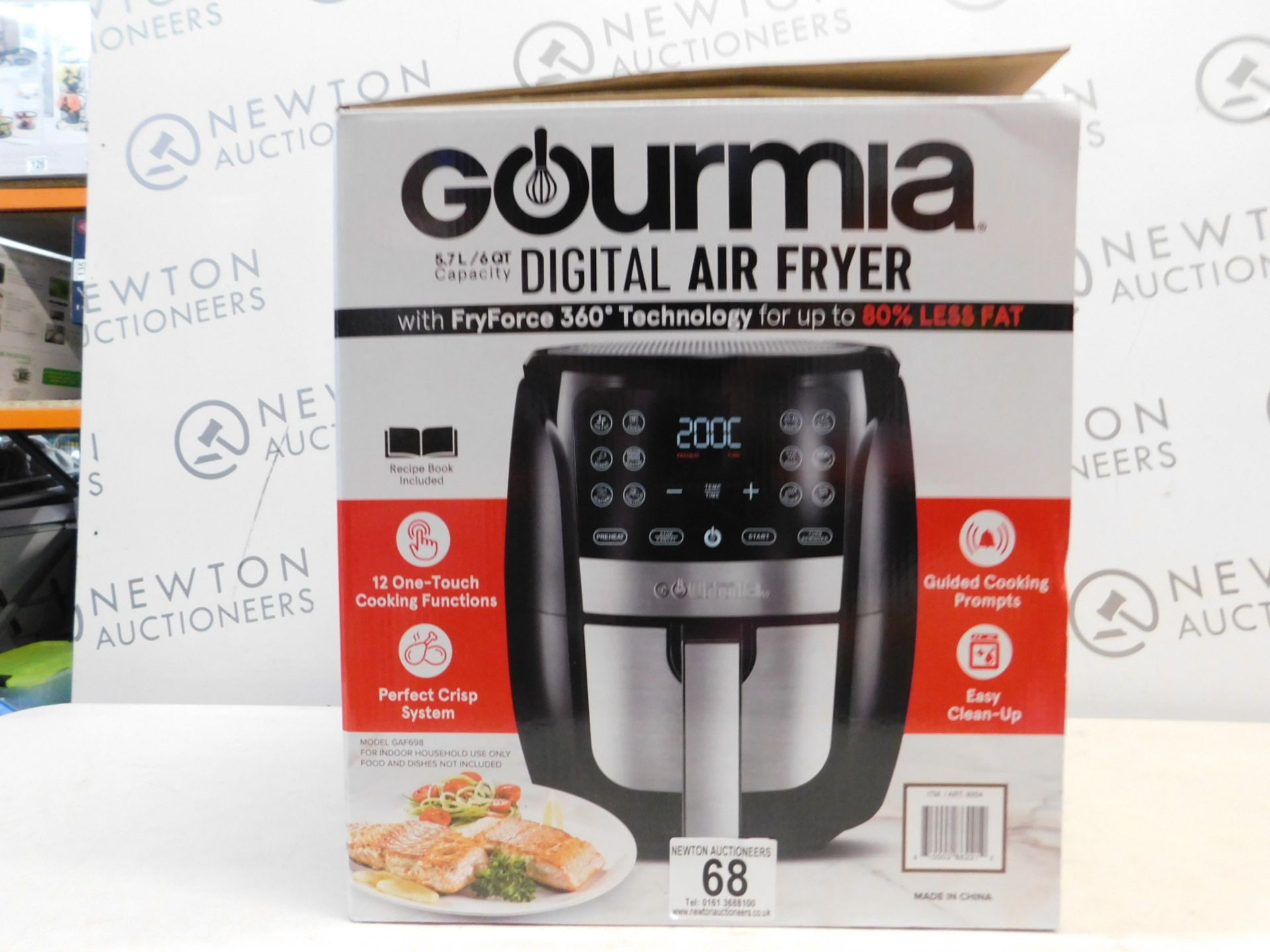 1 BOXED GOURMIA 5.7L DIGITAL AIR FRYER RRP Â£89.99