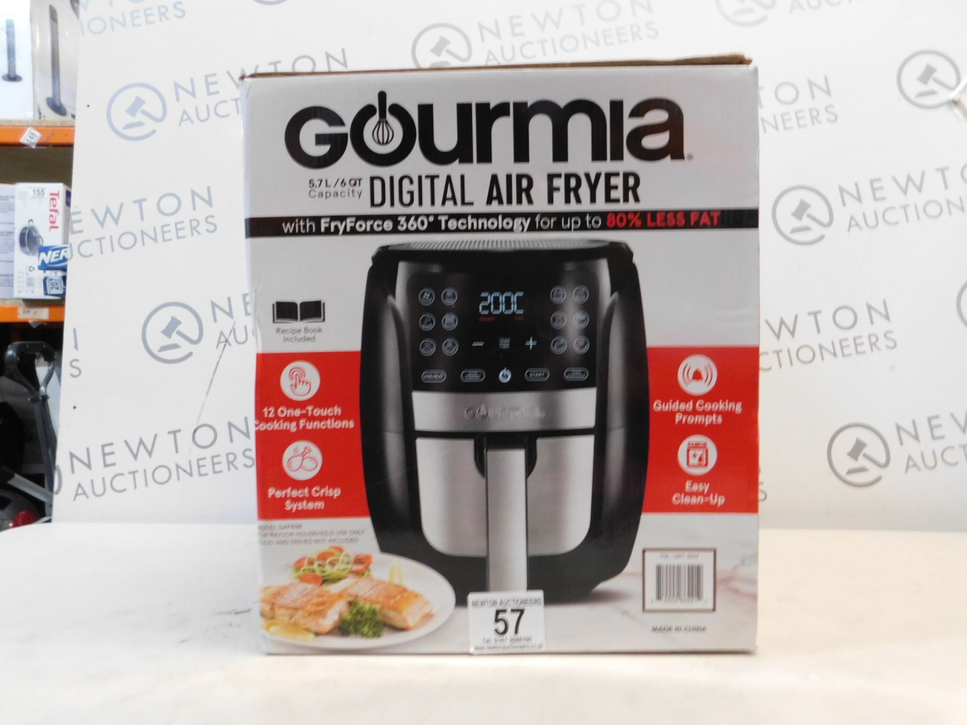 1 BOXED GOURMIA 5.7L DIGITAL AIR FRYER RRP Â£89.99