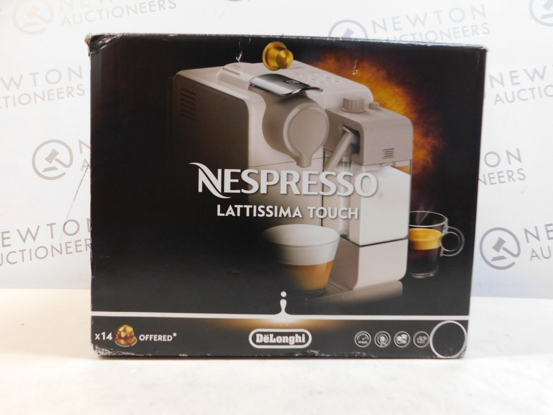 1 BOXED NESPRESSO BY DE'LONGHI LATTISSIMA TOUCH EN560.B COFFEE MACHINE RRP Â£229