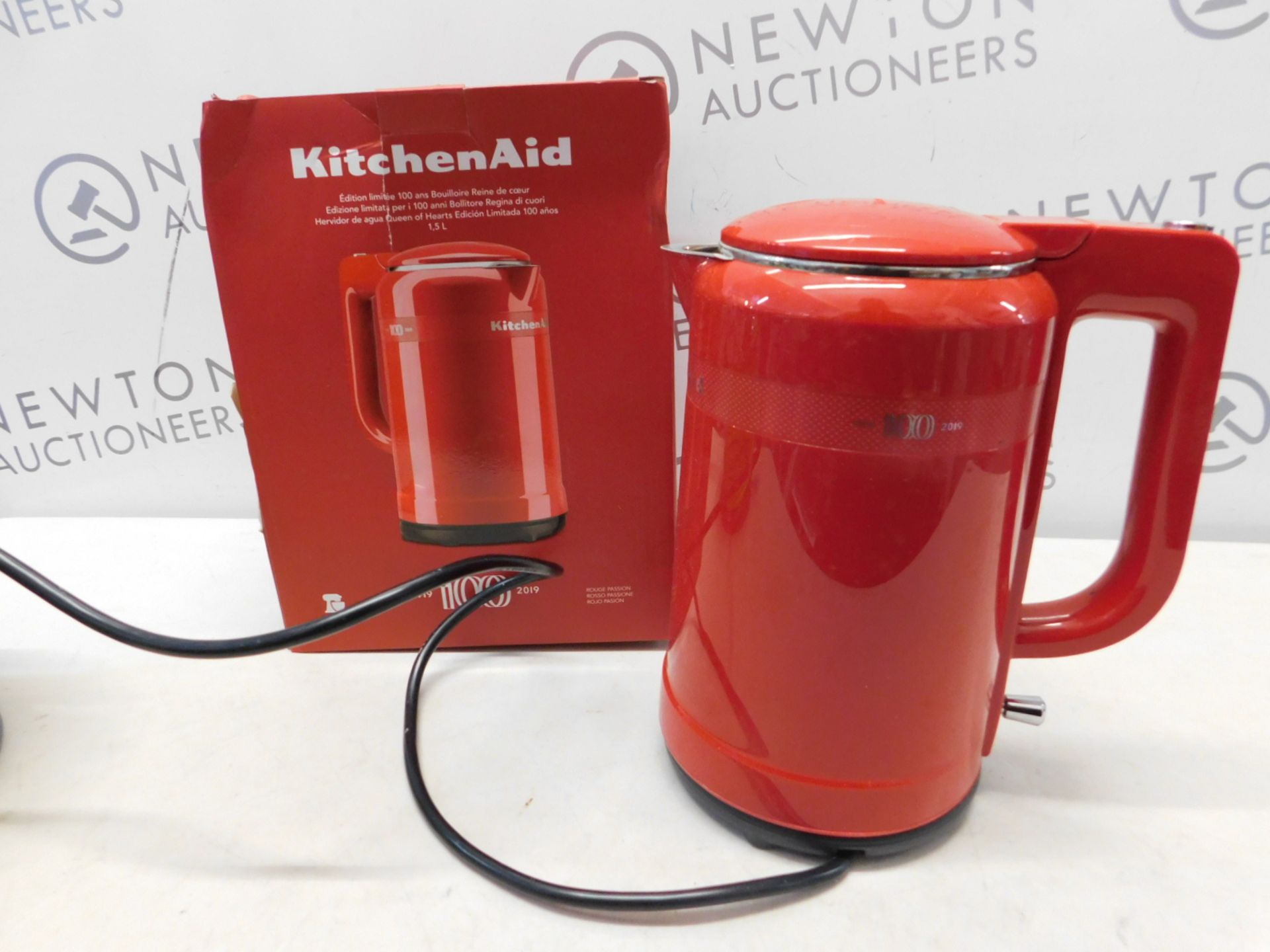 1 BOXED KITCHENAID 100 YEAR QUEEN OF HEARTS COLLECTION 5KEK1565HBSD JUG KETTLE RRP Â£89