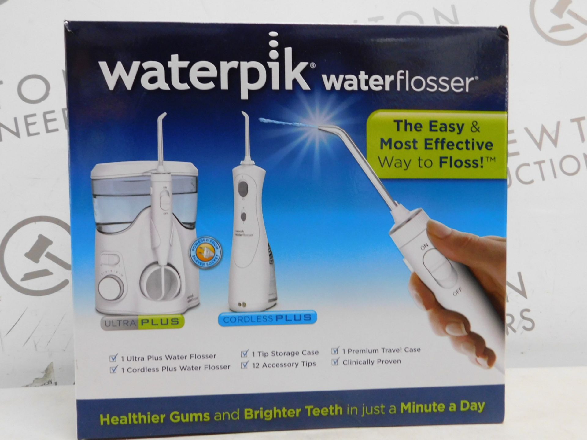 1 BOXED WATERPIK ULTRA PLUS WATER FLOSSER RRP Â£99