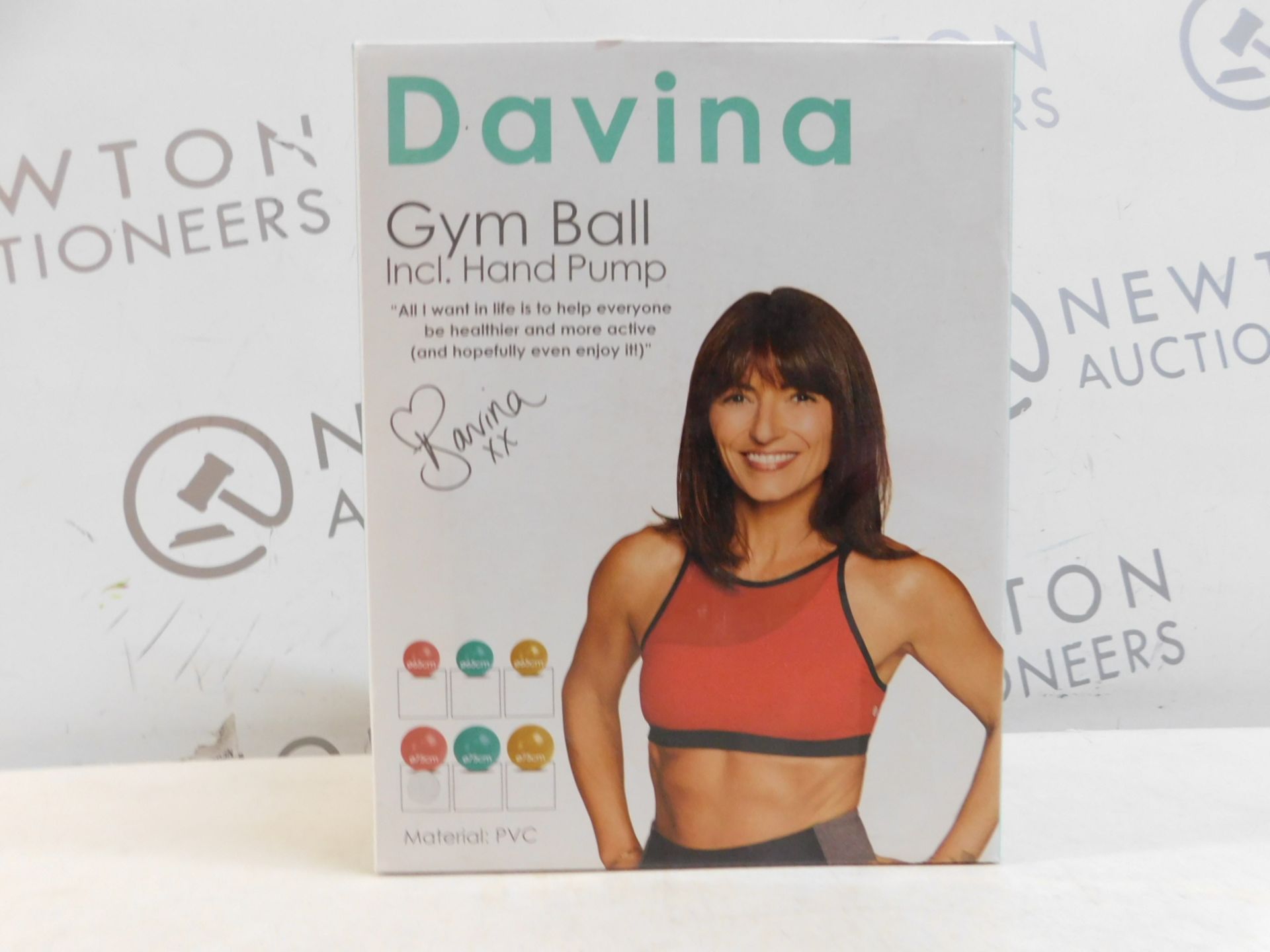 1 BRAND NEW BOXED DAVINA GYM BALL RRP Â£19