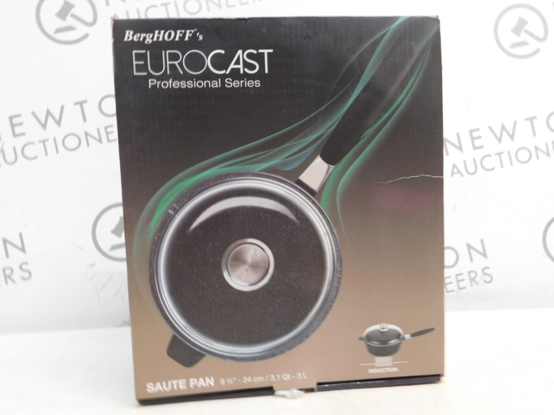 1 BOXED BERGHOFF EUROCAST NON-STICK, SAUTEPAN 24CM 3L RRP Â£69