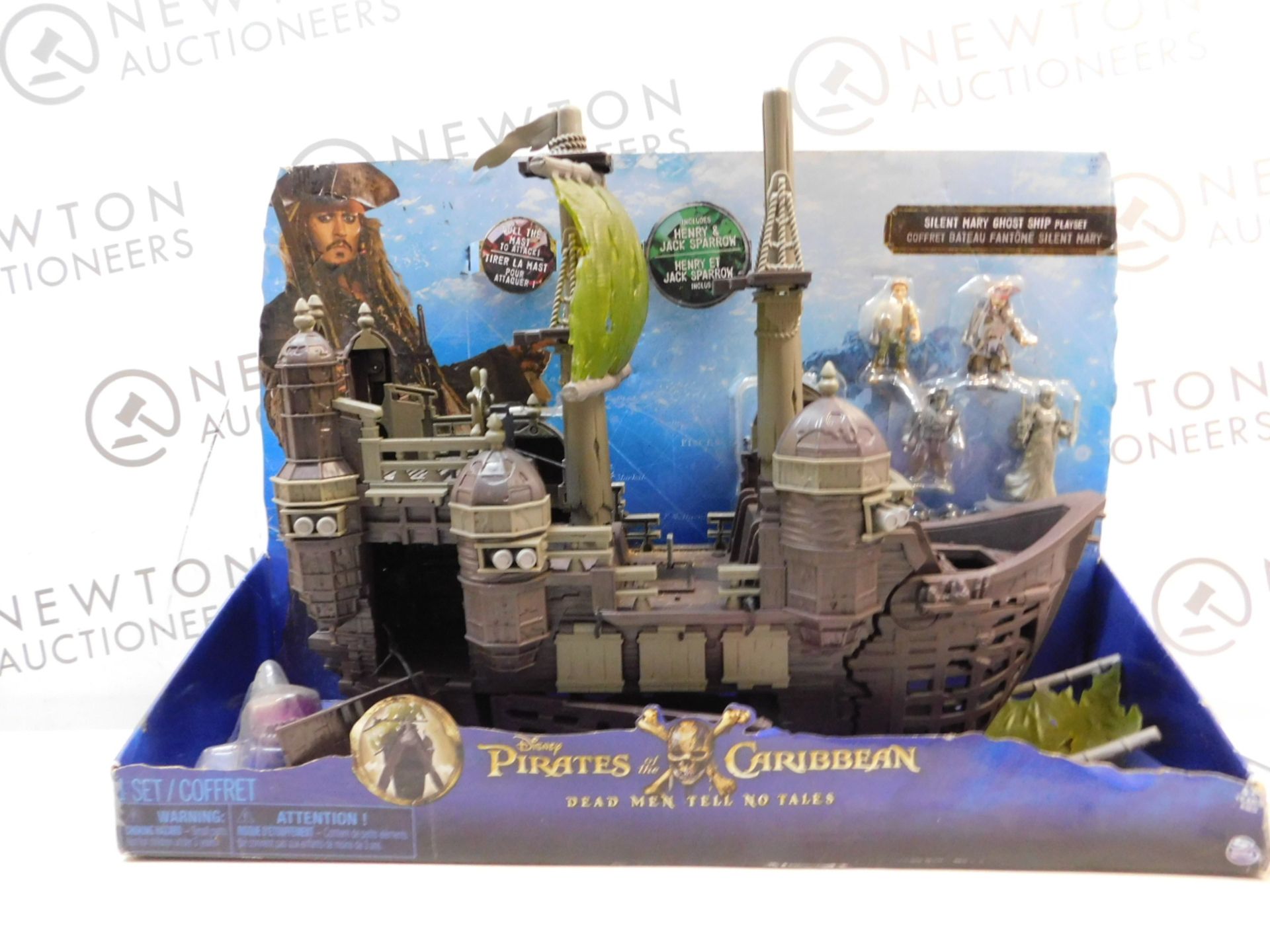 1 BOXED PIRATES OF THE CARIBBEAN SILENT MARY GHOST SHIP PLAY SET RRP Â£49.99