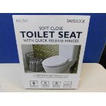 1 BOXED TAVISTOCK HUSH SOFT CLOSE QUICK RELEASE TOILET SEAT RRP Â£39.99