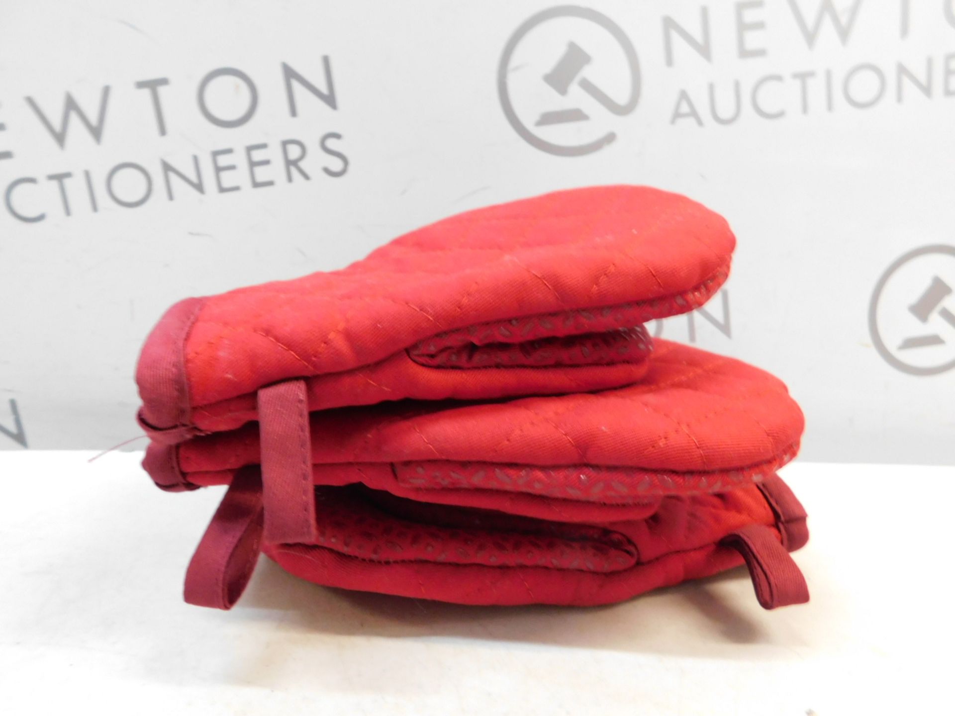 1 SET OF 3 KITCHENAID KITCHEN RED OVEN MITTS RRP Â£24.99